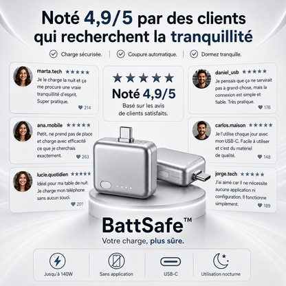 BattSafe™ Le Régulateur de Charge Intelligent